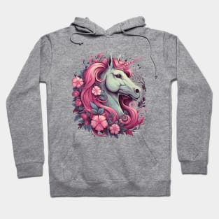 Pink Unicorn Graphic Hoodie